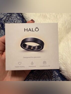 Halo Smart Ring - Black Matte Health Tracker